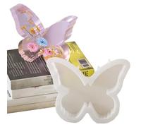 Butterfly Molds Silicone, Butterfly Baking Molds Butterfly Cake Pan, Butterfly Tray, Butterfly Decor Mold Plasters, Candle Mould, Easy To Use, Portable for Plaster