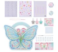 Butterfly Nail Polish | Fun Nail Art Set with Colorful Decorations for Holiday and Celebrations | Perfect for Christmas, Birthdays, and Children's Day