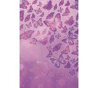 Butterfly Notebook: Beautiful compact 6 x 9 notebook, wide lined high quality paper. Great gift idea for friends and family.