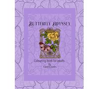Butterfly Odessey: Colouring book for adults