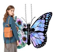 Butterfly Ornaments For Tree - Butterfly Sun Catcher Ornament, Glitter Buterfly Hanging Decoration For Car Rearview Mirror Backpack Christmas Tree Window Decor Foor Kids Adults