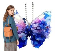 Butterfly Ornaments For Tree - Butterfly Sun Catcher Ornament, Glitter Buterfly Hanging Decoration For Car Rearview Mirror Backpack Christmas Tree Window Decor Foor Kids Adults