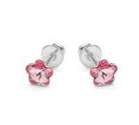 butterfly Pendientes de plata de ley 925 Swarovski Elements Original Flor Eco Embalaje Comunión Regalo