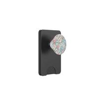 Butterfly Pink White Blue Stained Art Stain Butterflies PopSockets PopWallet para MagSafe