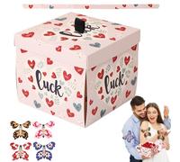 Butterfly Present Box, Creative Exploding with Butterfly Pop-Up, (5.71x5 inches) Valentine's Day, Birthday, Party Favor presents container