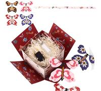 Butterfly Present Box - Exquisite Patterned Gift Box With Safe Materials | Sincere Gesture Boxes For Events & Thoughtful Presents