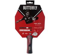 Butterfly Raqueta de Ping Pong Timo Boll Ruby | Cubierta Pan Asia certificada por ITTF para competición con Esponja de 1,8 mm | para Jugadores ambiciosos del Club