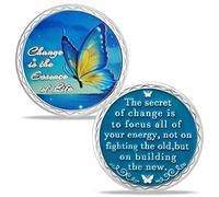 Butterfly - Regalo de recuperación de chips de sobriedad AA para cambiar monedas es la esencia de la vida