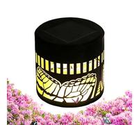 Butterfly Solar Lights, Color Changing Garden Lamp, 12 Inch Stake Light with Metal Frame, Decorative Outdoor Lantern, Yard Path Light with Butterfly Style, Solar Lights for Patio Lawn