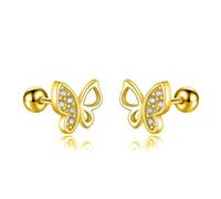 Butterfly Stud Earrings For Women Wedding Party