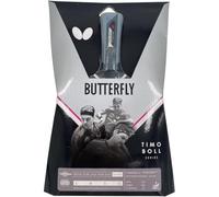 Butterfly Timo Boll Titanium Raqueta de tenis de mesa | Revestimiento Wakaba certificado ITTF para competición | Esponja de 2,0 mm | Jugador profesional entrenado