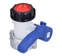 Butterfly Valve Tap ABS Aluminum Alloy DN50 Coarse Thread Water Adapter Outlet Control Connector for IBC Tank Chemical Barries