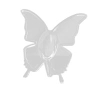 Butterfly Vase Decor - Acrylic Flower Container, Transparent Floral Holder, Modern Tabletop Ornament Display | Elegant Centerpiece Design for Home Interior Styling, Decorative Accent for Living Space
