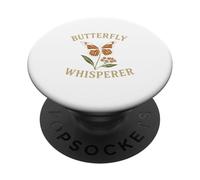 Butterfly Whisperer Native Plants Pollinator Garden PopSockets PopGrip Adhesivo