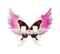 Butterfly Wing Shelf, Angel Wing Display, Floating Wall Shelf with Easy to Install, Space Saving and Multifunctional Design for Bedrooms, Living Rooms, 1 Piece