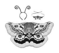 Butterfly Wings Adult Butterfly - Double Halloween Moth Cloak for Women Men