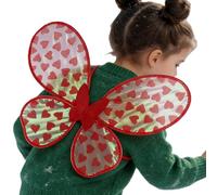 Butterfly Wings For Girls | Costume Wearing With Adjustable Straps | Colorful Butterfly Fairy Wings Dress Up | Lightweight Comfortable Fabric Wing Accessory | Flexible Frame Easy Wear Cosplay Outfit |