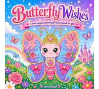 Butterfly Wishes: A Cute and Magical Coloring Book for Girls Ages - 8+