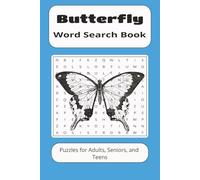 Butterfly Word Search Book: Word searches with easy-to-read print about Butterflys, Lepidopterology, Wonders of Nature and more | 6X9 inches 110 pages ... for gifts, vacations, leisure time, holidays.