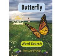 Butterfly Word Search: Large Print Word Search Puzzle Book for Adults and Seniors | 100 Butterfly-Themed Puzzles for Relaxation, 8.5x11"
