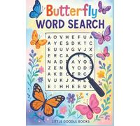 Butterfly Word Search Puzzle Book: 80+ Themed Puzzles featuring butterfly species, garden blooms, and nature-inspired words