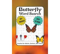 Butterfly Word Search Puzzle Book: Word Searches with Easy to Read Print about Butterflies, Flying Insects, Caterpillars and More | 6x9 inches, 110 ... for Vacations, Holidays, and Free Times