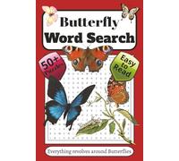 Butterfly Word Search Puzzle Book: Word Searches with Easy to Read Print about Butterflies, Predators, Environment and More | 6x9 inches, 110 pages | ... . . Gift for Vacation, Holiday and Relaxation