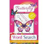 Butterfly Word Search Puzzle Book: Word Searches with Easy to Read Print about Butterfly, Butterfly World, Colorful Butterflies and More | Kids ... Gift for Vacations, Holidays and Free Times