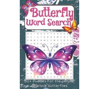 Butterfly Word Search Puzzle Book: Word Searches with Easy to Read Print about butterfly themed word search, butterflies word search and More | 6x9 ... for Vacations, Holidays and Relaxing Times
