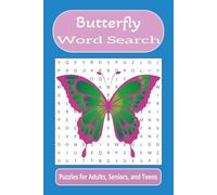 Butterfly Word Search: Word searches with easy to read print about butterflies, bugs, insects, and more