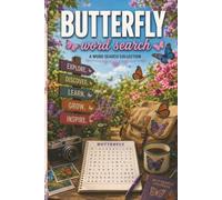butterfly word search: Word Searches with Easy to Read Print about Butterflies,Nature,Flowers,Gardens ,Butterfly-Themed Word Puzzles and More | 6x9 ... Holidays and Free Times por Claudio USA