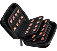 ButterFox Funda de juego 64 Switch para Nintendo Switch, soporte de almacenamiento para tarjetas de juego o funda para tarjetas de memoria SD (64 negro)