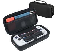 ButterFox Funda de transporte grande para Lenovo Legion Go S, compatible con cargador, dos compartimentos para accesorios para batería grande de 65 W, teclado plegable, color negro