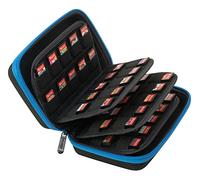ButterFox Funda para 45 Switch para Nintendo Switch, Soporte de Almacenamiento para Tarjetas de Juego o Funda para Tarjetas de Memoria PS Vita o SD (45 Juegos + 12 microSD), Color Negro y Azul