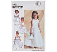 Butterick B3351060 - Patrones de Costura para Vestidos de niña (Tallas 6-8 (122-134), Instrucciones en inglés y alemán) 6-8 (122-134)