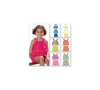 Butterick B4503 - Patrones de Costura para Camisas/Faldas/Pantalones Cortos de niño (Tallas 2, 3, 4 y 5), Color Blanco