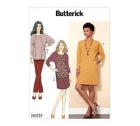 Butterick MCCALL 's Patterns Patterns 6525 y de Costura para Vestido/túnica/Falda y Pantalones patrón de Costura, Tejido, Multicolor, 17 x 0,5 x 22 cm