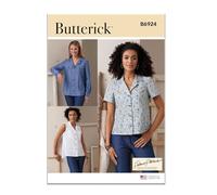 Butterick Palmer/Pletsch B5 Camisas para mujer B6924B5 (8-10-12-14-16)