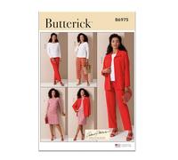 BUTTERICK Palmer/Pletsch B5 - Chaqueta, top y vestido de punto para mujer B6975B5 (8-10-12-14-16)