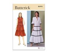 BUTTERICK Paper Pattern B6993Y5 - Patrón para vestidos de mujer Y5 (18-20-22-24-26)