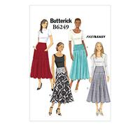 Butterick Patrón 6249, Falda de Mujer, Tallas, Rayón, Lana, E5 (14-16-18-20-22)