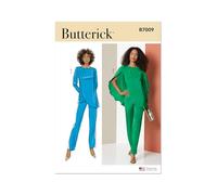 Butterick Patrón de costura B7009Y5 para túnicas y pantalones de mujer Y5 (18-20-22-24-26)