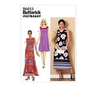 Butterick Patrón de Costura, Blanco, varias tallas