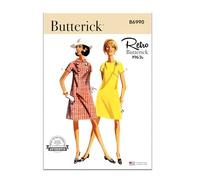 BUTTERICK Patrón de papel B6990K5 para vestidos de mujer K5 (8-10-12-14-16)