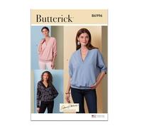 BUTTERICK Patrón de papel B6996K5 para camisetas de punto para mujer por Palmer/Pletsch K5 (8-10-12-14-16)