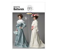 Butterick Schnittmuster, algodón, Blanco, B5 (8-10-12-14-16)