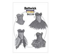 Butterick Pattern 6338, Disfraces de Mujer, Tallas 14 a 22, Multicolor, E5 (14-16-18-20-22)