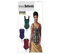 Butterick Patterns B5662 - Patrón para Corset (tamaño A5, Talla 6, 8, 10, 12 y 14)
