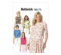 Butterick Patterns B6175E50 Patrones de Costura para ' Plantilla de Costura en la Parte Superior, E5 (14-16-18-20-22)