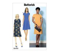 Butterick Patterns MCCALL 's Patterns 6480 E5 - Patrón de Costura para Vestidos de, Multicolor, tamaños 14 - 22